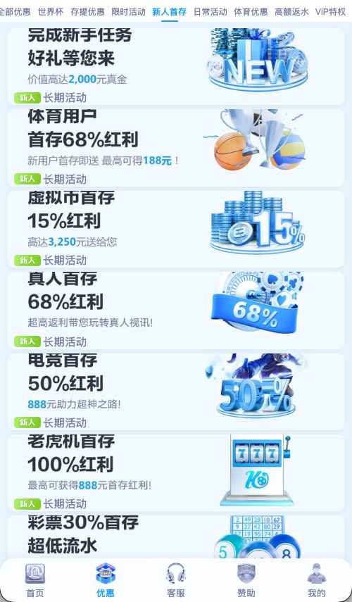 开云体育新人优惠界面实拍